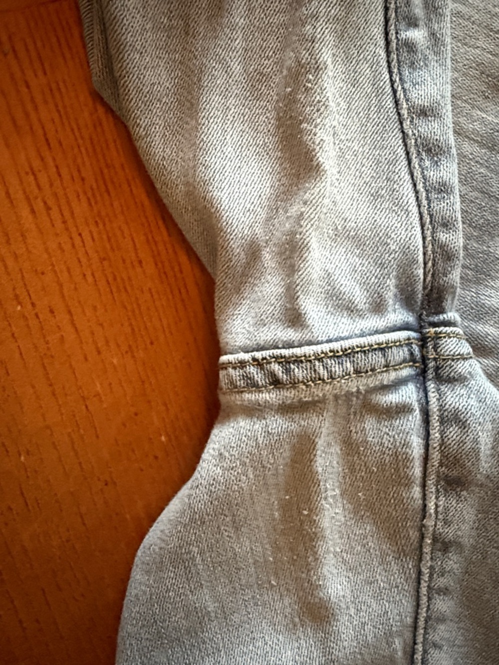 Universal Thread Light Blue Distressed Straight Leg Jeans - Picture 5 of 6